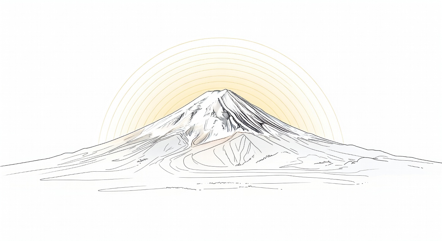 Mount Fuji at sunrise