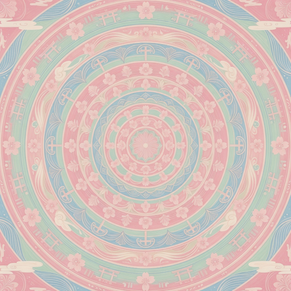 Mandala pastel harmony — celebrating balance and platform growth