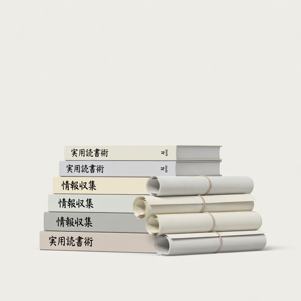 Stack of reference books